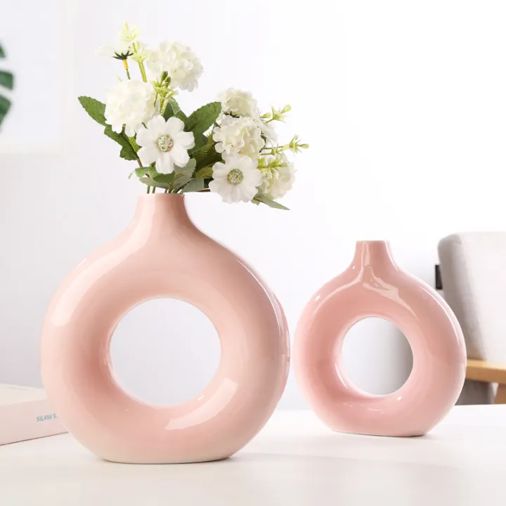 Nordic%20Round%20Hollow%20Ceramic%20Vase%20Donut%20Vase%20Desktop%20Decoration%20Home%20Decoration%20jingu%20-%20Image%203