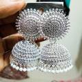 Earrings For Girl And Women Silver Jumka //Kaner Dull Star Sape.