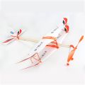 Biplane Glider Aircraft Thunderbird Rubber Band Power Plane Helicopter Model. 