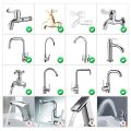 Kitchen Faucet Filter - 6-Layer Activated Carbon Water Saving Purifier. 