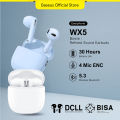 Baseus Bowie WX5 Wireless Bluetooth Earphone With 4 ENC Mics Ultra Low-Latency Wireless Earbuds Spatial Audio App Support Long Battery. 