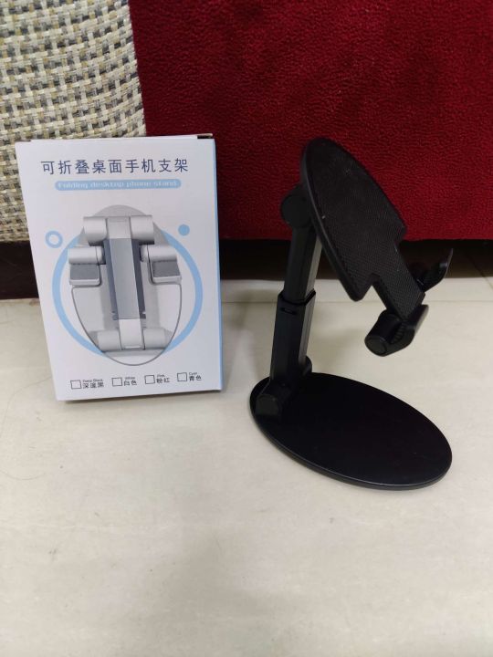 Folding%20Portable%20ABS%20Plastic%20Mobile%20Stand%20for%20Desk,Adjustable%20Height%20Angle%20iPad%20Cell%20Phone%20Stand,Foldable%20Portable%20Sturdy%20Desktop%20Phone%20Holder%20for%20Desk%20Compatible%20with%204-13inch%20Smartphone/iPhone/iPad/Kindle/Tablet%20-%20Image%204