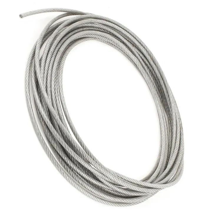1Pcs 3.3ft (39.4") Security Steel Cable With Snap Hook For Travel