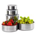 5 Pcs Multifunctional Stainless Steel Protect Fresh Box. 