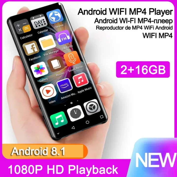 MP3%20MP4%20Player%20Android%208.1%20WIFI%20Bluetooth%205.0%204.0%20Inch%20Touch%20Screen%20Audio%20Recorder%20Portable%20MP3%20Player%20Built-in%20Speaker%20FM%20Radio%20-%20Image%202