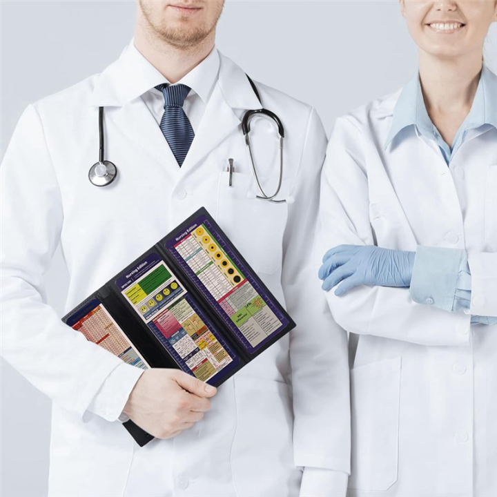Nursing%20Clipboard%20Foldable,%203%20Layers%20Nurse%20Clipboard%20with%20Nursing%20Edition%20Cheat%20Sheets%20Trifold%20Clipboard,%20Pink%20Durable%20Easy%20to%20Use%20-%20Image%205
