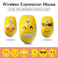 2.4G Wireless Mini Silent Computer Mouse Ultra Thin USB Optical PC Ergonomic Cute Creative 3D Gift Mice for Laptop. 