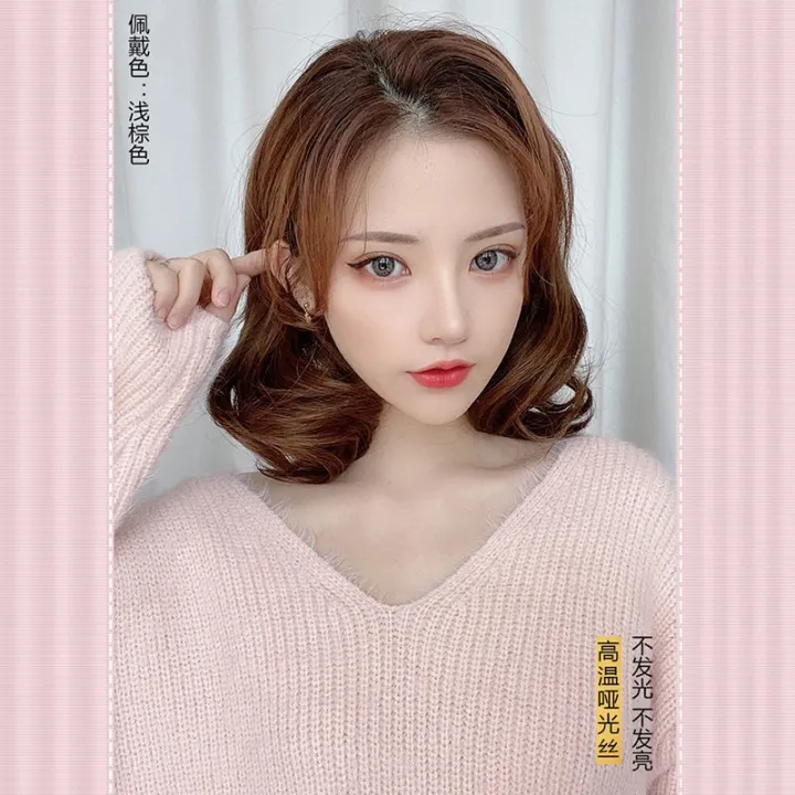 Fanov%20Hair%20Short%20Curly%20Women%20Clip%20In%20Hair%20Extensions%20High%20Tempreture%20U%20PART%20Synthetic%20Hair%20Piece%20for%20Woman%20and%20Girl%20-%20Image%205