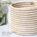 Baah’s In Beige Handcrafted Midsize Jute Basket. 