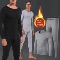 Thermal Underwear for Men Long Johns with Fleece Lined Sport Base layer in Cold Weather Winter. 