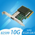 10Gb Ethernet Network Adapter Intel 82599EN X520-DA1 1xSFP+ Port PCI-E x8,x16 NIC Card Support Windows Server/7/8/10/VMware.