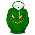 Green Haired Grinch Anime Hoodie Hoodies Men Sweatshirt Lounge Wear Fashion Grinch Hooded 3D Streetwear Men Clothing XXS-4XL. 