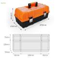 Repair Tool Storage Box, Folding Storage Tools Box, Heavy Duty Container Multifunction Tool Storage Case, Tools Box Organizer, for Office Home. 