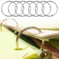 1/5/10/30pcs Metal Ring Binder 38mm 50mm Multifunctional Loose-leaf Book Hoops Opening Office Binding Supplies.