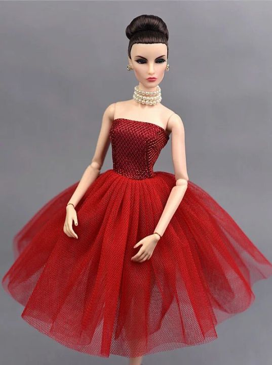 %E3%80%90The%20road%20to%20happiness%20Store%E3%80%91Red%20Short%20Ballet%20Dress%20Barbie%20Doll%20One%20Piece%20Evening%20Dresses%20Vestido%20Clothes%20For%20Barbie%201/6%20BJD%20Doll%20-%20Image%206