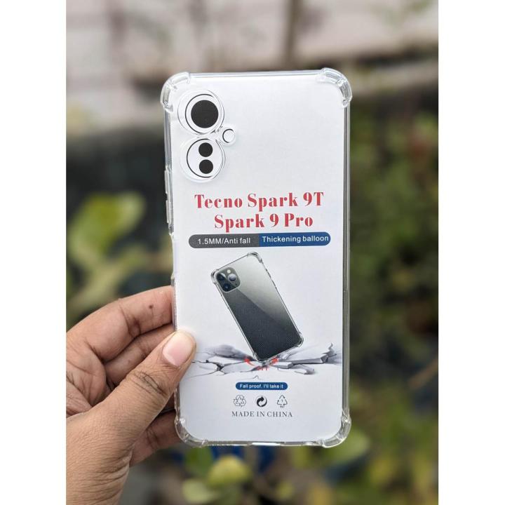 For Tecno Spark 9T / Spark 9 Pro shockproof transparent liquid crystal clear long time use soft premium protective back cover