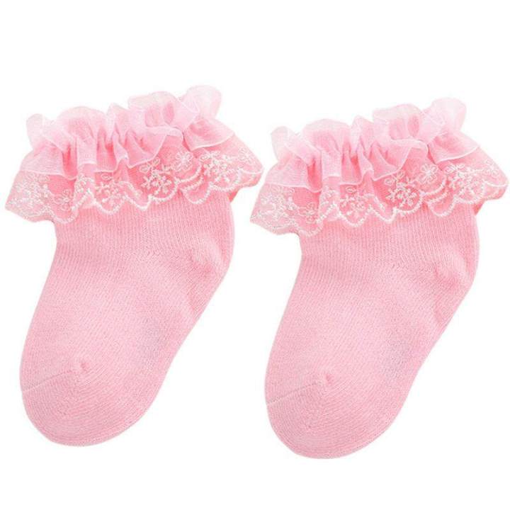 0-12%20months%20Baby%20Socks%20Summer%20Lace%20Mesh%20Socks%20Newborn%20Girls%20Princess%20Solid%20Color%20Socks%20-%20Image%202
