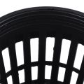 20pcs 3 inch Heavy Duty Mesh Pot Net Cup Basket Hydroponic Aeroponic Planting Grow Clone Black.