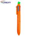 Signing Pen Carrot Shaped Ballpoint Pen 6 Color Retractable Stationery Pen for School Smooth Writing Ideal for Southeast Asian Buyers. 