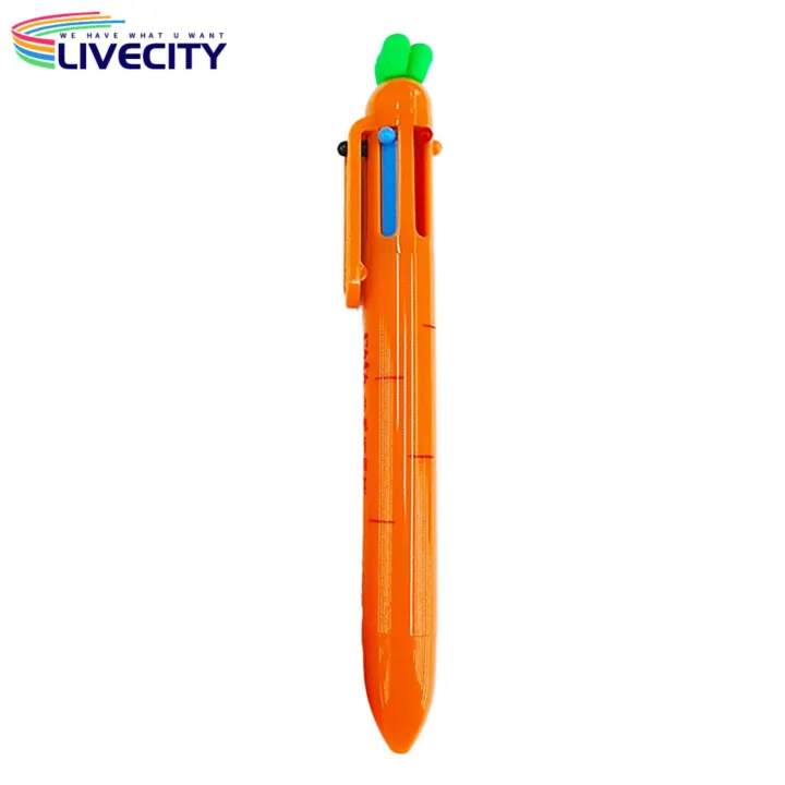 Signing%20Pen%20Carrot%20Shaped%20Ballpoint%20Pen%206%20Color%20Retractable%20Stationery%20Pen%20for%20School%20Smooth%20Writing%20Ideal%20for%20Southeast%20Asian%20Buyers%20-%20Image%203