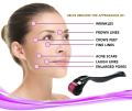Titanium Derma Roller - Black & Purple (1.5mm). 
