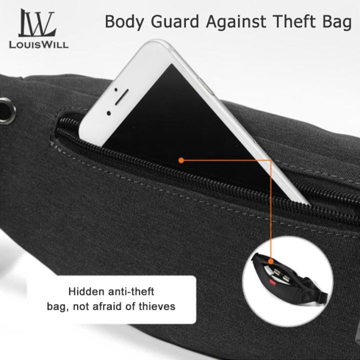 Louiswill's%20Oxford%20Cloth%20&%20Polyester%20-%20Fashionable%20Waist%20Bag%20for%20men%20-%20Image%2010