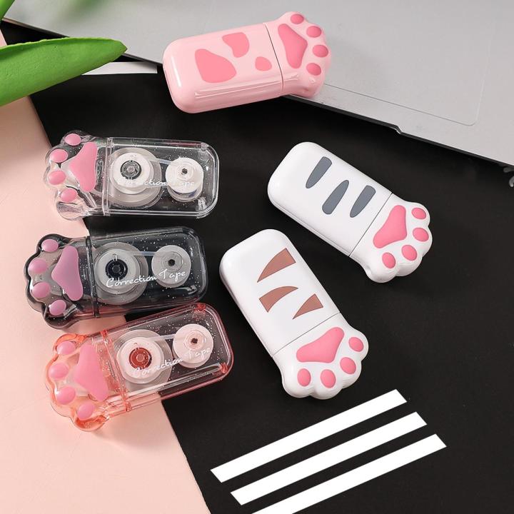 Cute Cat Claw Correction Tape Portable White Out Corrector Tape Office School Stationery Supplies Student Study Tool