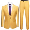 (Jacket + Pants) Men Formal Business Slim Suit 2020 High-end Formal Groom Wedding Dress Fashion Party Ball Costume 2 Piece Suit. 