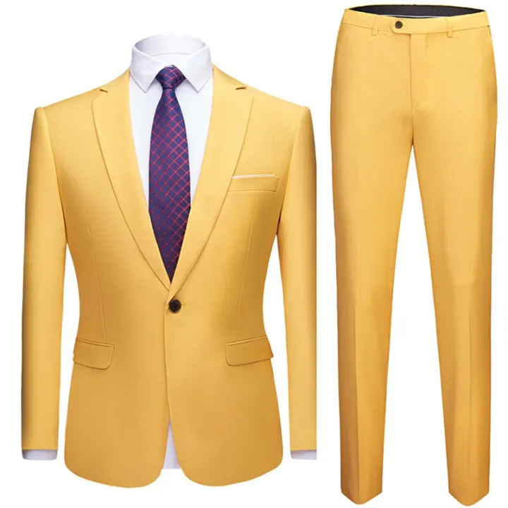 (Jacket%20+%20Pants)%20Men%20Formal%20Business%20Slim%20Suit%202020%20High-end%20Formal%20Groom%20Wedding%20Dress%20Fashion%20Party%20Ball%20Costume%202%20Piece%20Suit%20-%20Image%202