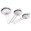 Stainless Steel Fine Mesh Wire Flour Colander Sifter Sieve Oil Tea Strainer. 