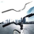 Road Bike Handlebar Flat Bar Riser Bar for Road Bikes Accessories 54cm Aluminum Alloy. 