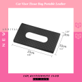 Car Visor Tissue Bag Portable Leather Tissue Box.