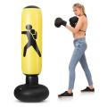 Oimg 5.2Ft Inflat-Able Pvc Boxing Bag Inflat-Able Punching Bag Fitness Boxing Target Bag. 