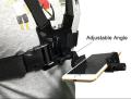Adjustable Mobile Phone Chest Holder Mount Webbing Belt Strap Phone Holder Harness - Universal for 4-5.5 inch Smartphone.