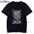 Serial Experiments Lain Tshirt Funny Anime Comfortable Harajuku Streetwear Men Women T Shirt Anime Casual Short Sleeve T-shirts. 