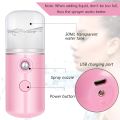 Mini face mist humidifier facial steam machine, portable mist sprayer handy nano facial sprayer. 