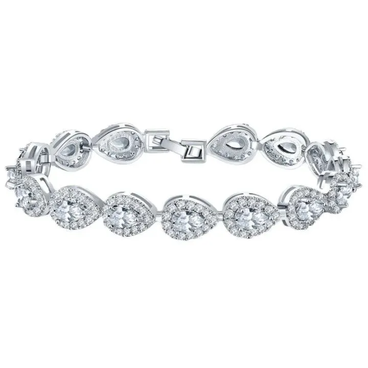 Trendy%20Lovers%20Lab%20Diamond%20Bangle%20Bracelet%2014K%20White%20Gold%20Engagement%20Wedding%20Bracelets%20For%20Women%20Bridal%20Tennis%20Party%20Jewelry%20Gift%20-%20Image%203