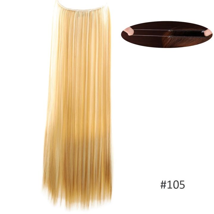 No%20Clips%20Hair%20Natural%20Wavy%20Curly%20False%20Hair%20Piece%20Woman%20Synthetic%20Hair%20Extensions%20Artificial%20Long%20Wig%20Fish%20Line%20-%20Image%207