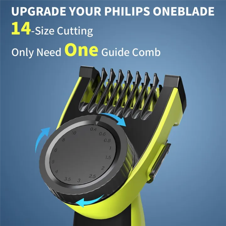 Guide%20Comb%20Skin%20Guards%20Black%20PC%20TPU%20for%20Philips%20One%20Blade%20QP2520%20QP2530%20QP2630%20QP2620%20Electric%20Trimmer%20Shaver%20-%20Image%202