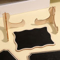 1/10pcs Mini Message Blackboard Wood Chalkboard Wooden Memo Black Board Collapsible Writing Boards.