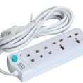 Multi Plug Maxline ML-017 Multiplug 4 Port Extention Socket 10 Feet Cable.