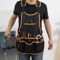 Durable Work Apron tool 16 Tool Pockets tool belt Adjustable vest Tool Apron for mans work apron and women work apron with waterproof apron and Canvas apron. 