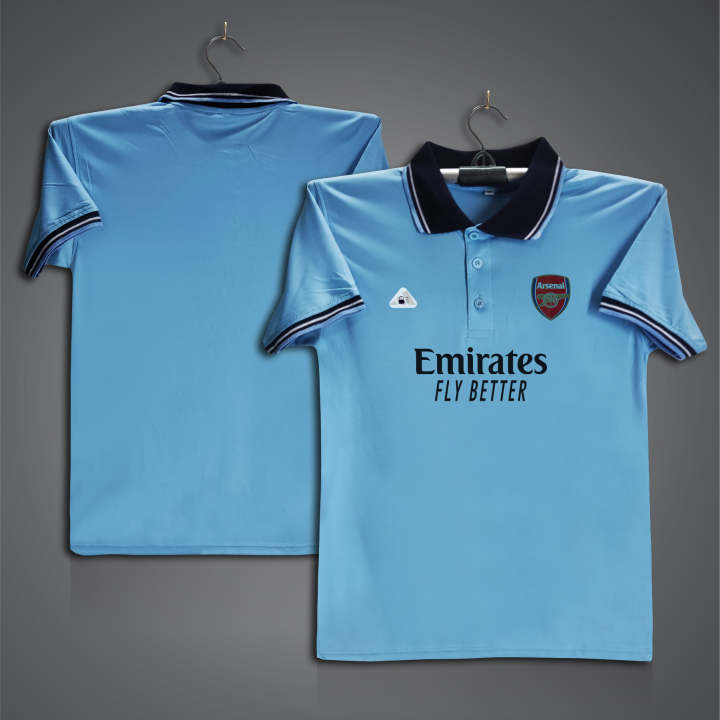 Arsenal%20Short%20Sleeve%20Collar%20Polo%20Football%20Jersey%20For%20Men%20-%20Half%20Sleeve%20Collar%20Polo%20t%20shirt%20-%20Arsenal%20Fan%20Jersey%20-%20Image%202