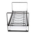 Dish Drying Rack Cabinet Storage Shelf Rack Easy Clean Nonslip Multifunctional for Counter Cupboard Pantry. 