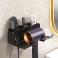 Hair Dryer Holder Wall Dryer Bracket Straightener Stand Hairdryer Organizer Hair Brush Storage Box Bathroom Accessories. 