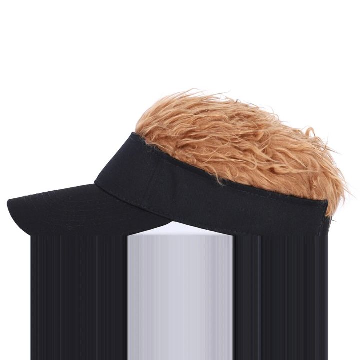 Men%20Women%20Casual%20Concise%20Sunshade%20Adjustable%20Sun%20Visor%20Baseball%20Cap%20with%20Spiked%20Hairs%20Wig%20Baseball%20Hat%20with%20Spiked%20Hair%20Hat%20-%20Image%204