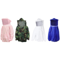 1 Piece Beekeeping Suit Bee Clothes of with Hat Polyester+Cotton Anti-Bee Suit Farming Clothing Coverall,Blue. 