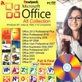 Office DVD Disk (All Collection) with windows 7/8/8.1/10,XP and Vista. 