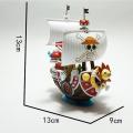 One Piece THOUSAND SUNNY Pirate Ship model toy assembled collectible.