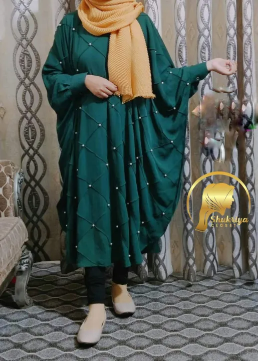 Short%20Kaftan%20Abaya%20Pearl%20Borka%20For%20Women%20%20%20%20By%20Muslim's%20clothes%20-%20Image%202